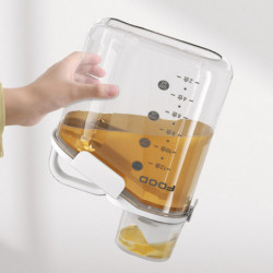 Rice Dispenser Clear Body Sealed Tanks Ingredient Bin With Handle And Cup Housewarming Gifts Rice Dispenser Clear Body Sealed Tanks Ingredient Bin With Handle And Cup Housewarming Gifts