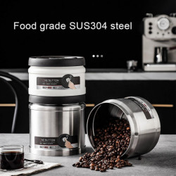 Stainless Steel Vacuum Storage Tank for Tea Leaves Moisture Proof & Dust-Proof Coffee Bean Container 750/1100ml [...]