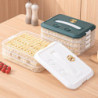 Dumpling Storage Box Multi-layers Large Capacity Portable Handle Airtight Lid Non-sticky Refrigerator Food Wonton [...]