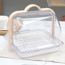 Storage Box Large Capacity Flip Cover Handheld Good Sealing Bowl Storage Safe Transparent Storage Organizer Coffee [...]