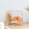 Storage Box Large Capacity Flip Cover Handheld Good Sealing Bowl Storage Safe Transparent Storage Organizer Coffee [...]