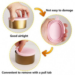 Stockage pour chien Top Cap Food Can Tin Cover Lid Pet Cat Puppy Food Can Réutilisable