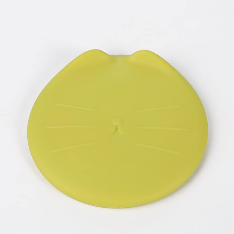 Pet Food Can Cover: Rubber Universal Dog Food Can Lid Cover Circle Lightweight Kitten Food Can Top For Puppy [...]