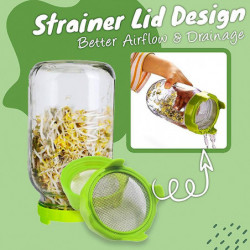 Food Grade Mesh Cover Bottle Filter Lid With Silicone Sealing Ring Water-holding Plate Suitable For