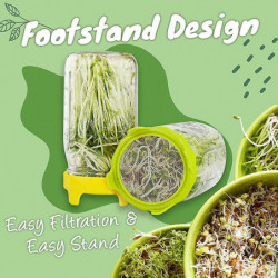 Food Grade Mesh Cover Bottle Filter Lid With Silicone Sealing Ring Water-holding Plate Suitable For