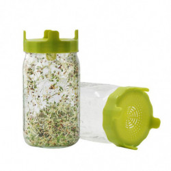 Food Grade Mesh Cover Bottle Filter Lid With Silicone Sealing Ring Water-holding Plate Suitable For