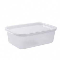 Transparent Covered Rectangular Refrigerator Food Container Storage Box Kitchen