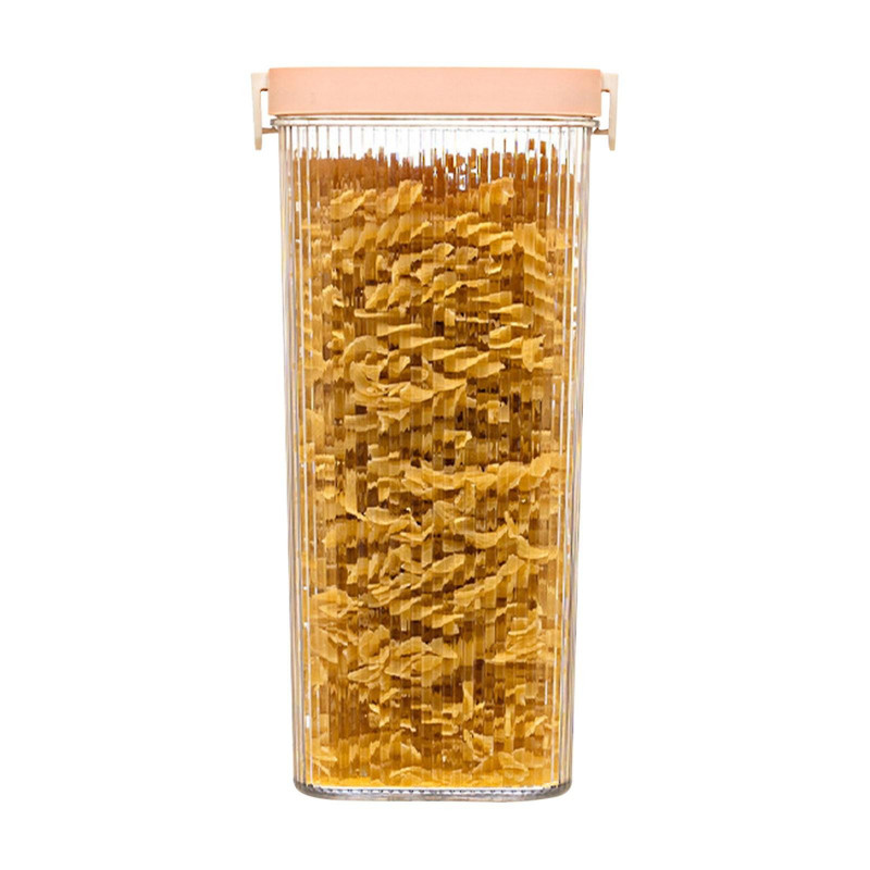 Miscellaneous Grains Barley Noodle Storage Jar Nut Candy Dry Storage Jar Transparent Buckle Dry Storage Jar GAO243077