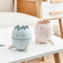 Poubelle Dinosaure Oeuf Bureau Stockage Seau Clapet Grande Capacité