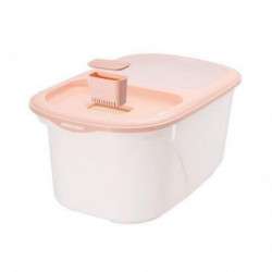 Plastic 10Kg Rice Storage Box Sealed Moisture-Proof Large Capacity Grain Flour Container Kitchen Ri