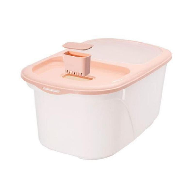 Plastic 10Kg Rice Storage Box Sealed Moisture-Proof Large Capacity Grain Flour Container Kitchen Ri