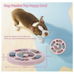Round Shape Pet Food Containerspink1pcs