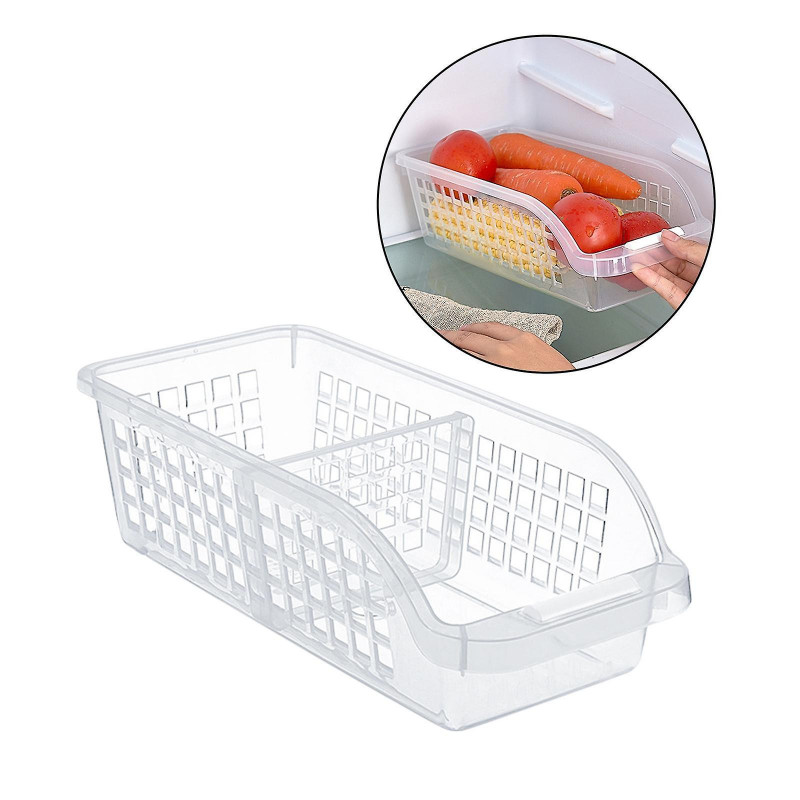 3xclear Kitchen Refrigerator Organizer Storage Box Food Container Bin