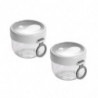 2pcs 20oz Overnight Oats Container With Lid And Spoon - Portable Oatmeal Breakfast Cup For On-the-g
