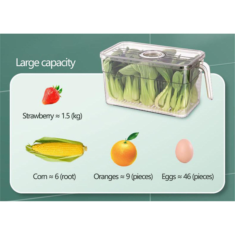 Refrigerator Storage Box, Fresh-keeping Box, Food-grade Fresh-keeping, Vegetables, Classified Eggs, Storage Box, [...]