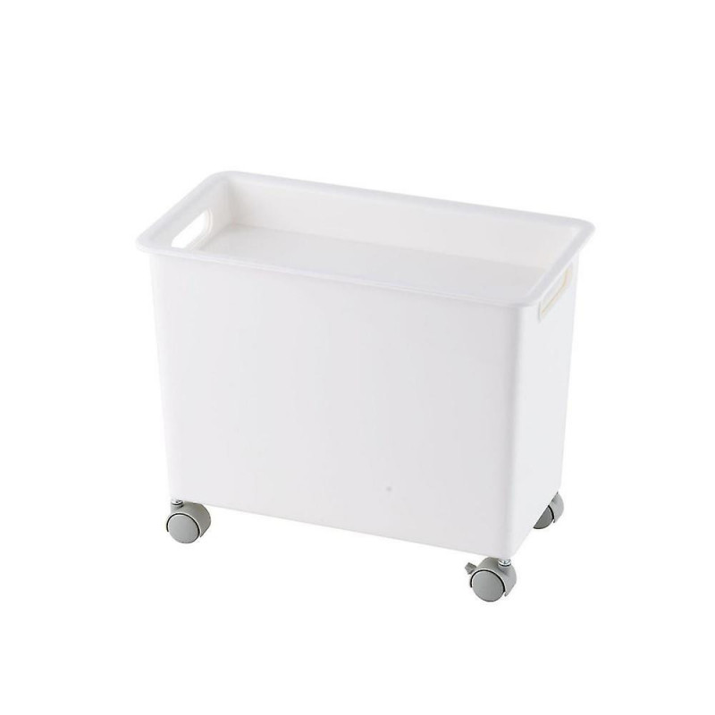 Storage Bin With Wheels Simple Style Smooth Box For Kitchen Pantry Cupboard