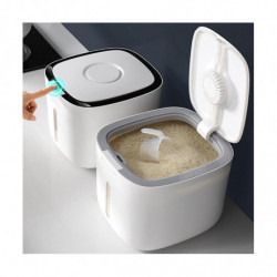 5Kg Cuisine Nano Seau Insect-Étanche À L’humidité Riz Cylindre Stockage Des Aliments Scellé Grain Househ