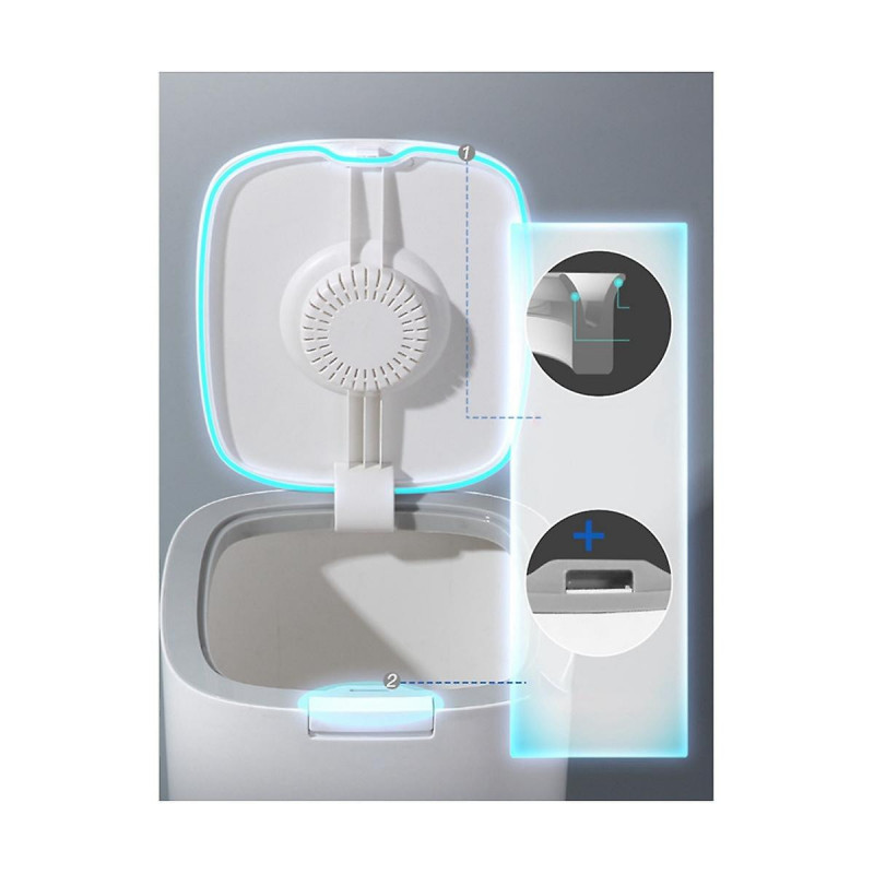 5Kg Cuisine Nano Seau Insect-Étanche À L’humidité Riz Cylindre Stockage Des Aliments Scellé Grain Househ