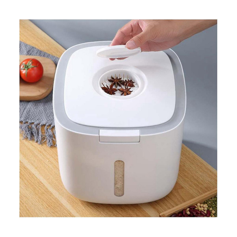 5Kg Cuisine Nano Seau Insect-Étanche À L’humidité Riz Cylindre Stockage Des Aliments Scellé Grain Househ
