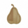 D-Snack Plate Space-Saving Storing Squirrel Wooden Snack Tray Pear Fruit Tray Nut Container Tablewa