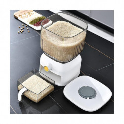 10KG Kitchen Nano Bucket Insect-Proof Moisture-Proof Sealed Rice Bucket Grain Pet Food Storage Cont