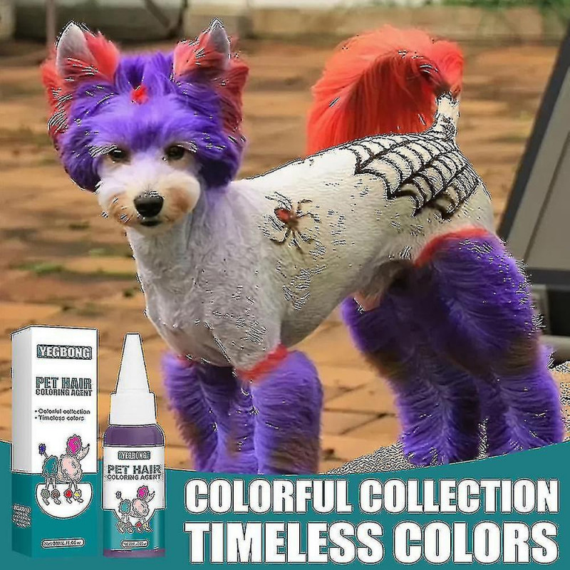 Agent De Teinture Pour Animaux De Compagnie - Colorants De Coloration Des Cheveux Pour Chiens Et Chats - [...]