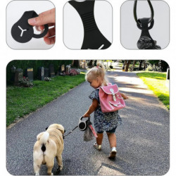 4pcs Dog Poop Bag Holder, Dog Leash Waste Bag Holder Silicone Dog Poop Bag Dispenser For Dog Walking Bike [...]