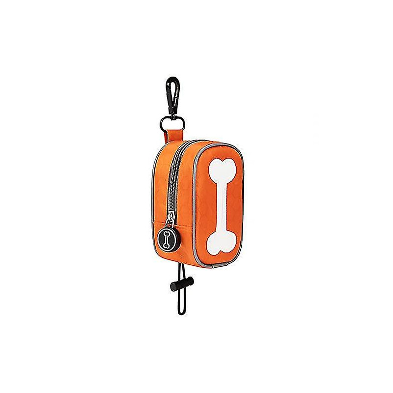 Dog Poop Bag Holder, Dog Waste Bag Dispenser With Zipper For Dog Walking Running, For Dog Leash