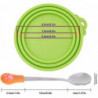 Senhai, Silicone Covers For Pet Cans And 2 Spoons, Food Lids And Spoons For Dogs