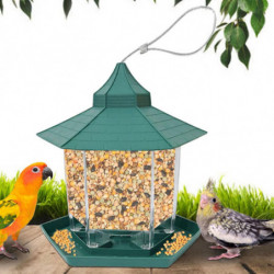 Bird Feeder Hanging Garden Yard Outside Decoration Bird Food Distributor