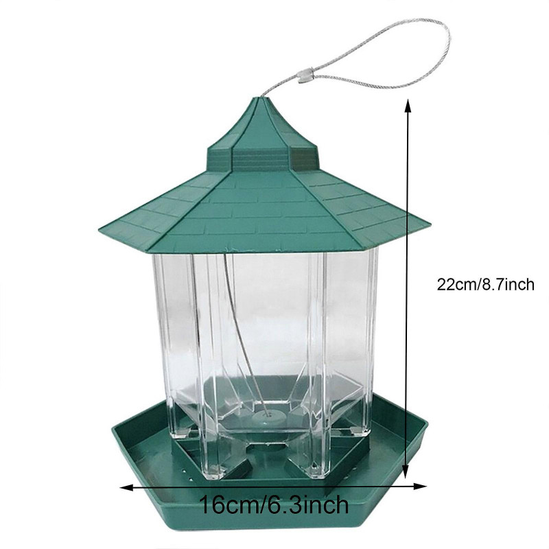 Bird Feeder Hanging Garden Yard Outside Decoration Bird Food Distributor
