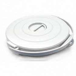 10l (2.64gallon) Seau de pêche pliable avec couvercle verrouillable - Baignoire ronde pliable - Seau d’eau en [...]