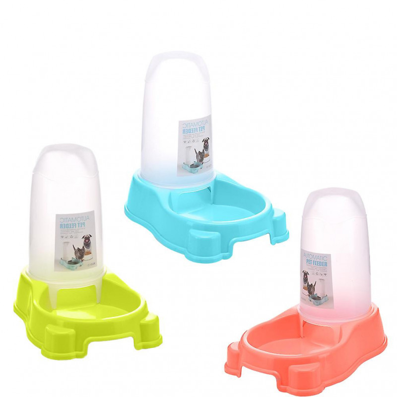 Pet Feeder for Dog Cat Animal Automatic Pet Feeder Dispenser Pet Supplies (Random Color)