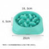 New Pet Dog Bowl Slow Feeder Plastic Anti Choking Puppy Cat Eating Dish Bowl Anti-gulping Food Plate