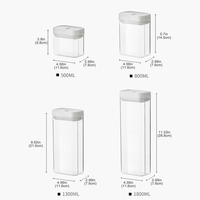 Snack Storage Buckets Sealed Moisture Proof Containers Sealed Cans