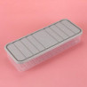 4 Pcs Set Refrigerator Food Preservation Storage Box Plastic Freezer Space Saver Food Container Org