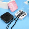 Transparent Storage Case for Switch/OLED Joy-Cons Handle Storage Box Dust-Proof High-Permeability Handle Storage White