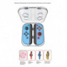 Transparent Storage Case for Switch/OLED Joy-Cons Handle Storage Box Dust-Proof High-Permeability Handle Storage White