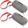2 Pack Pet Waste Bag Dispenser Dog Poop Bag Holder With Zippered Portable Dog Poop(grey) (shikai) 2 Pack Pet Waste Bag Dispenser Dog Poop Bag Holder With Zippered Portable Dog Poop(grey) (shikai)