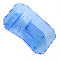 1pc Reptiles Food Feeding Box Plastic Open Breeding Translucence Box For Turtle Tortoises (blue Size S)