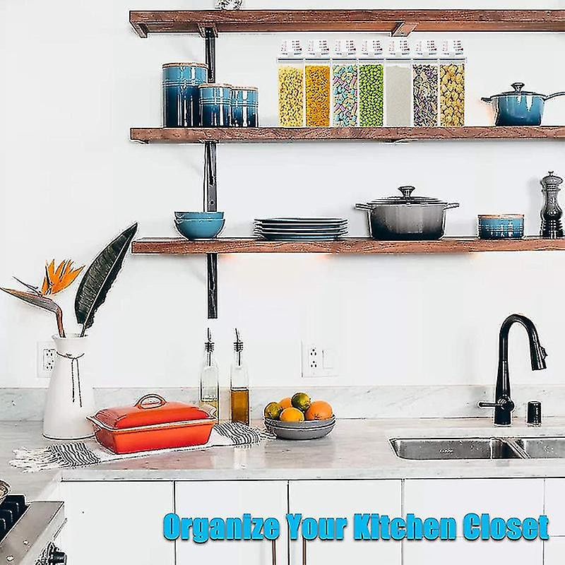 Rice Cereal Container- Food Rice Container Plastic With Measuring Cup