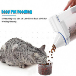 Rice Cereal Container- Food Rice Container Plastic With Measuring Cup