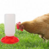 2Pcs Portable Poultry Feeder Chickens Duck Water Food Container Food Eating Tool