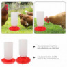 2Pcs Portable Poultry Feeder Chickens Duck Water Food Container Food Eating Tool