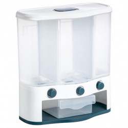 Grain Storage Bucket Wall-mounted Compartment Multi-purpose Kitchen Rice Bucket Household Large-capacity Storage [...]