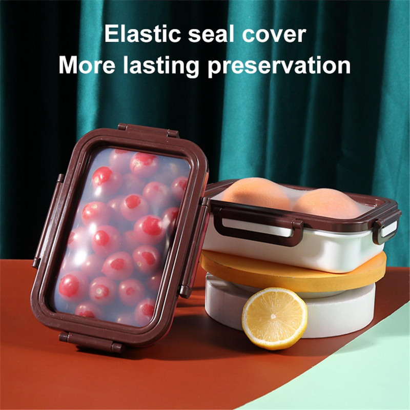 Sealing Food Storage Box Collapsible Silicone Fresh-keeping Stable Food Container Household Supplies