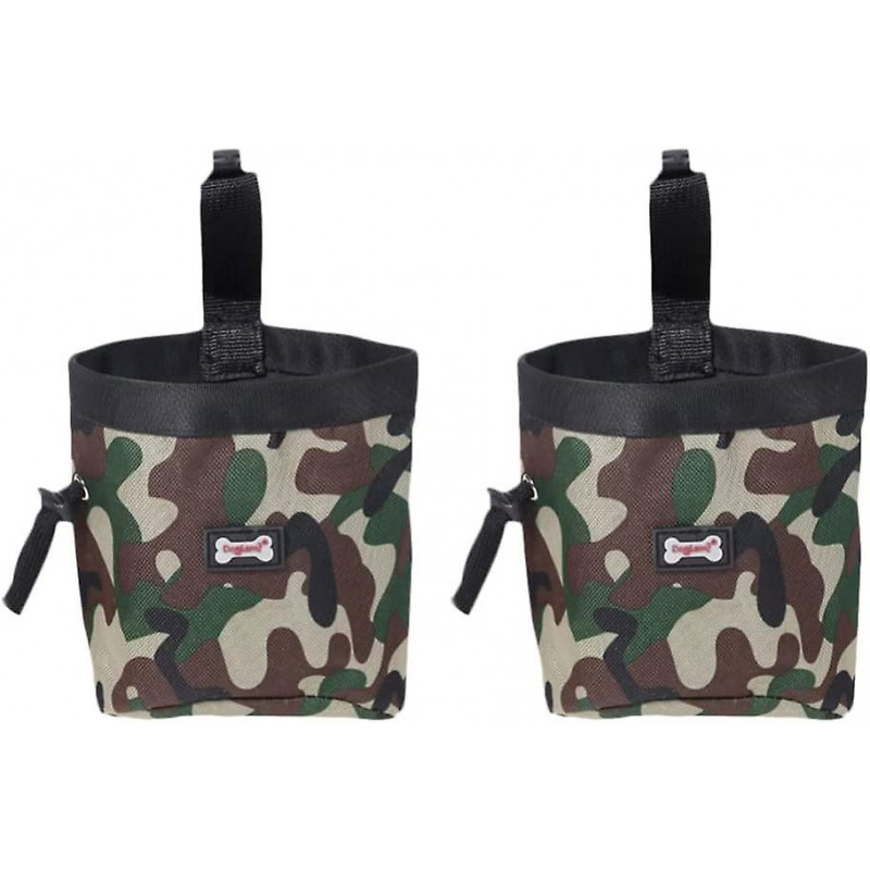 Heytea 2pcs Dog Treat Pouch Camouflage Dog Food Bag Portable Oxford Bag Outdoor Waist Pocket Pet Supplies For Dog [...]