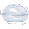 Heytea Hamster Sand Bath Container Large Transparent Plastic Toilet With Scoop Set For Small Pet Animals Cage [...]