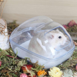 Heytea Hamster Sand Bath Container Large Transparent Plastic Toilet With Scoop Set For Small Pet Animals Cage [...]