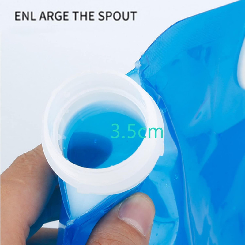 Foldable Water Canister - Flexible Bpa-free Container For Camping